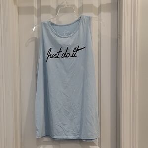 Nike Women's Sky Blue Muscle Tee